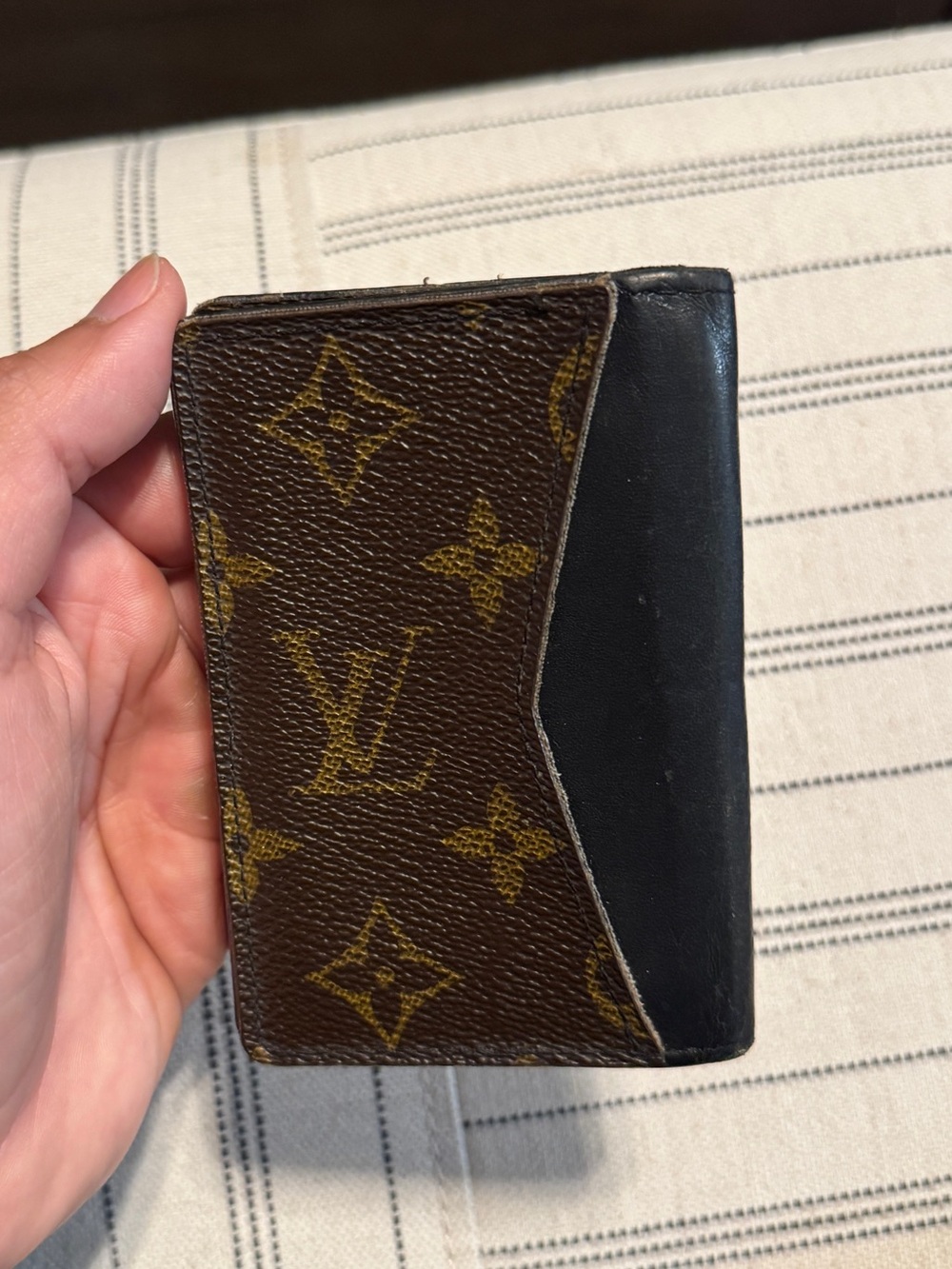 Louis Vuitton Monogram Card & Pocket Organizer in Brown and Black - Picture 2 of 8